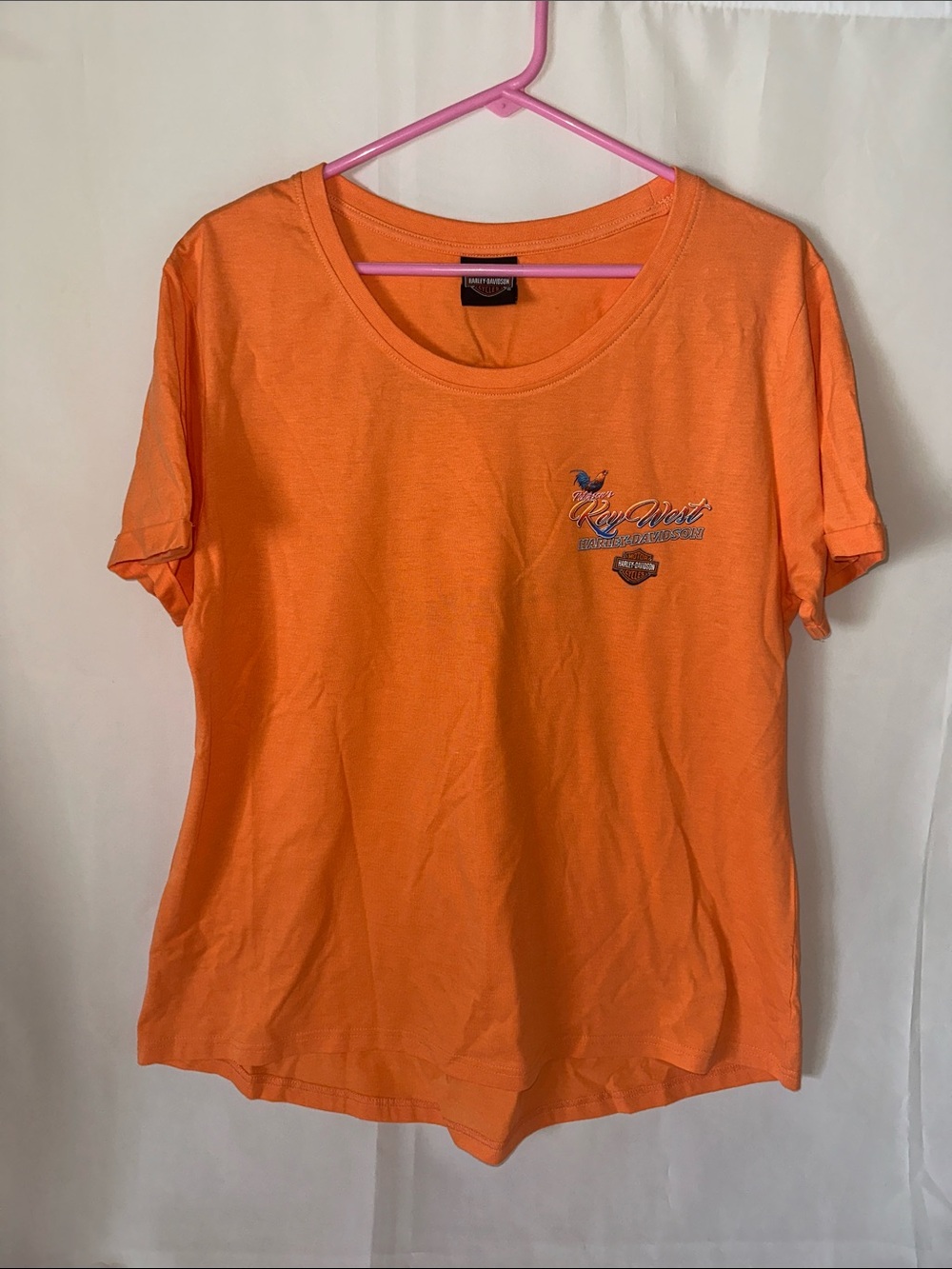 Harley-Davidson Key West Florida Orange Graphic T-Shirt Women’s 3XL